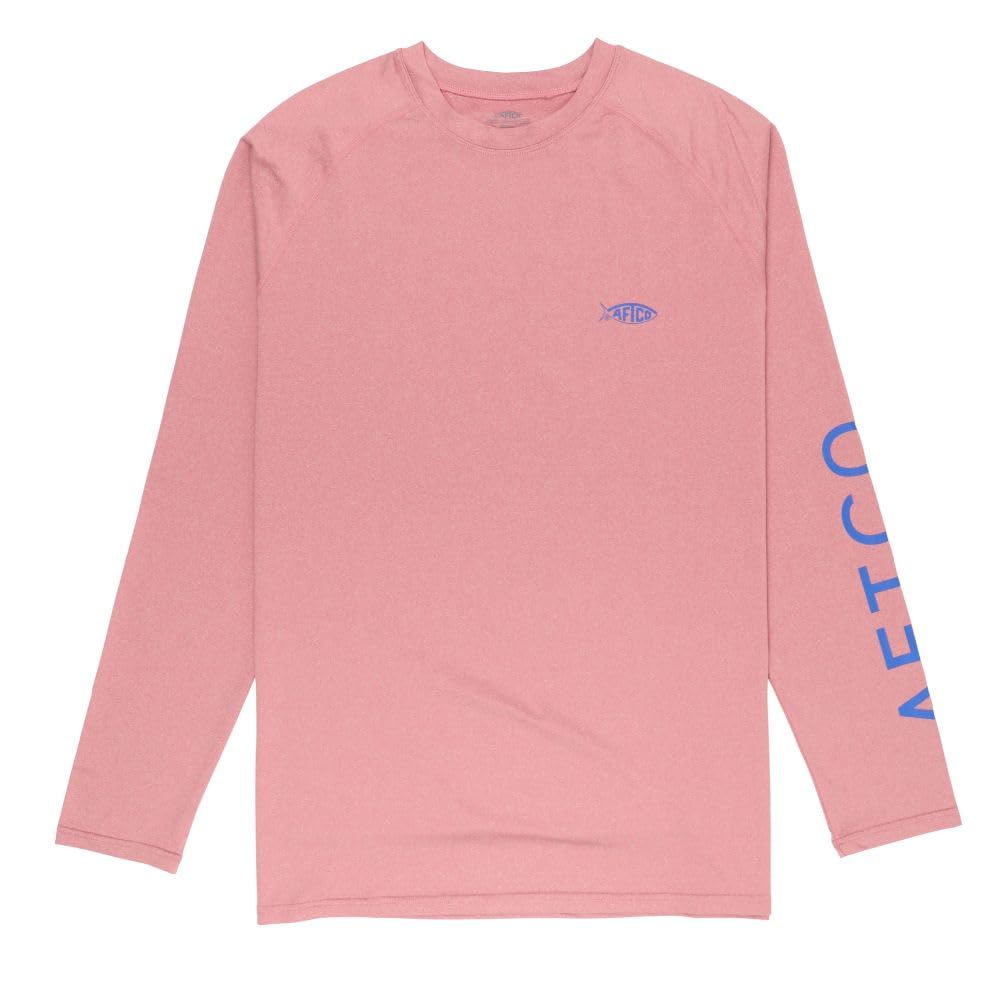 

Рубашка Aftco Heathered LS Performance Hazy Rose M61126