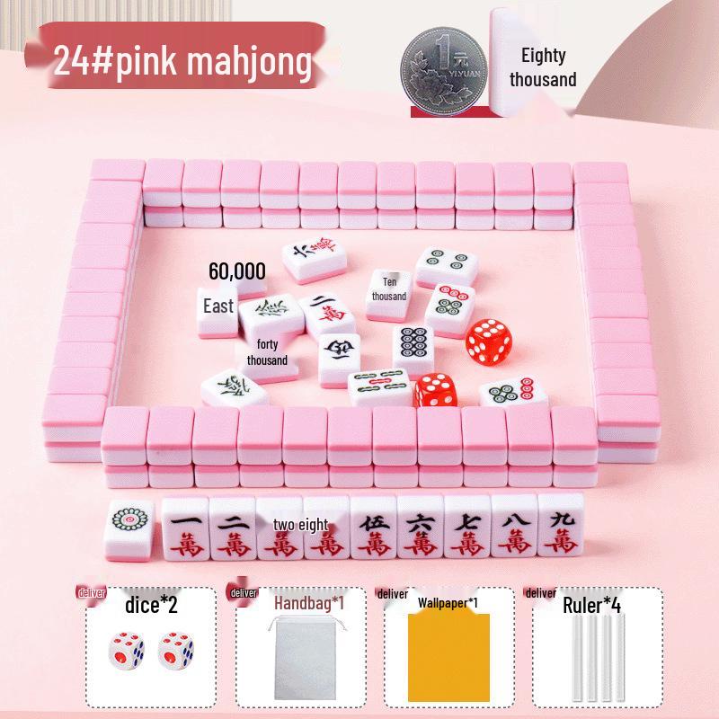 Tragbare Mini-Mahjong-Steine - Kompakt, Niedlich und Ideal für Camping, Wohnheime oder Reisen