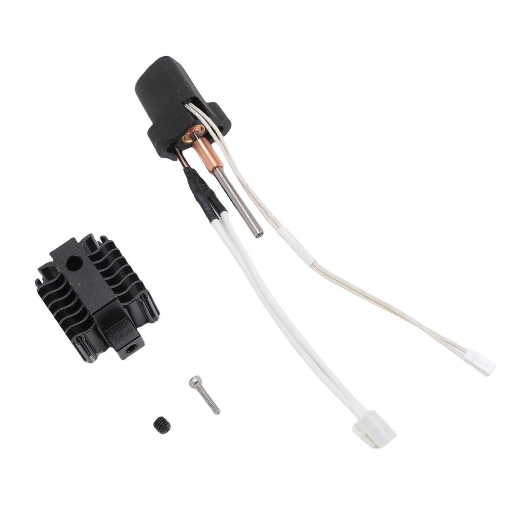 3D Printer Hotend Kit Fit for Ender-3 V3 Plus Ceramic Extruder Hot End Replacement High Flowrate Speed with Aluminum Radiator 0.2MM Nozzle