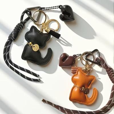 Mini Zaino Gatto Carino in Ecopelle Borsa a Mano da Appendere Borsa a Ciondolo Borse a Ciondolo Accessori