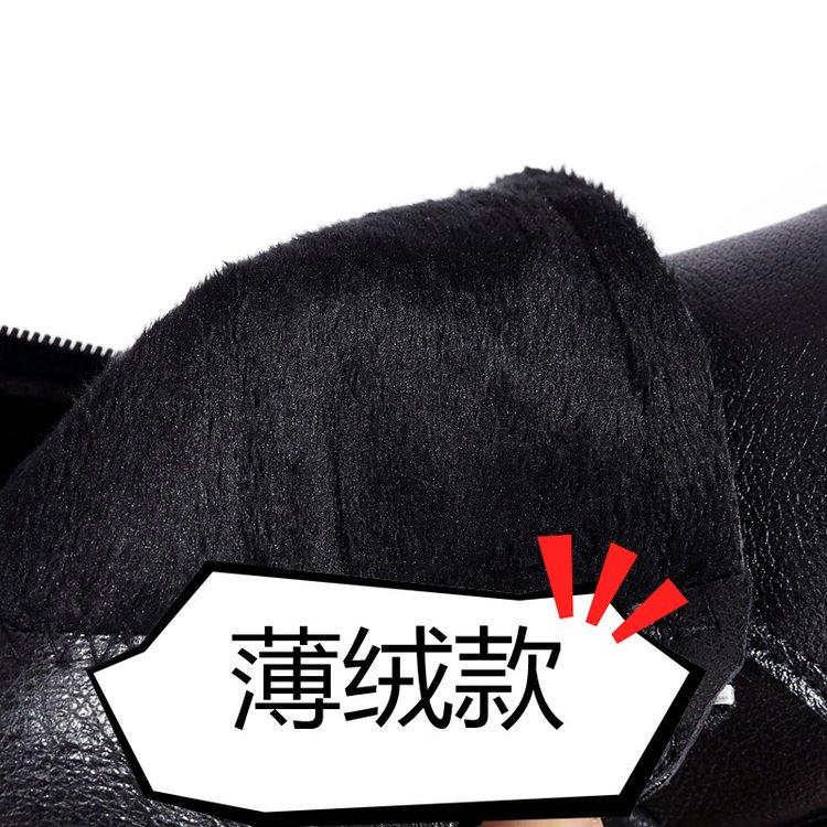 Children's Leather Boots for Girls Korean New Winter Plus Velvet Versatile Casual Soft-soled Sweet Princess Elegant Chic Boots