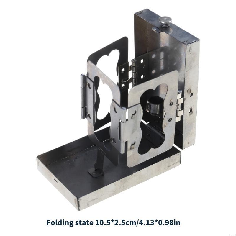 62KD Efficient Foldable Small Holder Light Candlestick for Outdoor Activity