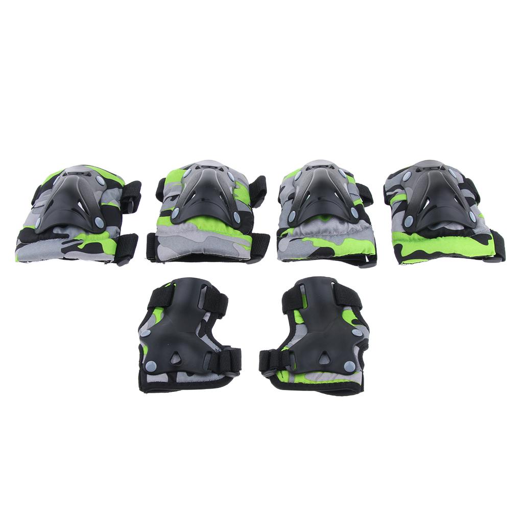 Kids Outdoor Sports Protective Gear Set Knee Elbow Hand Pads for Roller Skating Bicycle Scooter Children