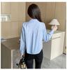2024 Women's Casual Striped Cotton Shirt - Spring/Autumn
