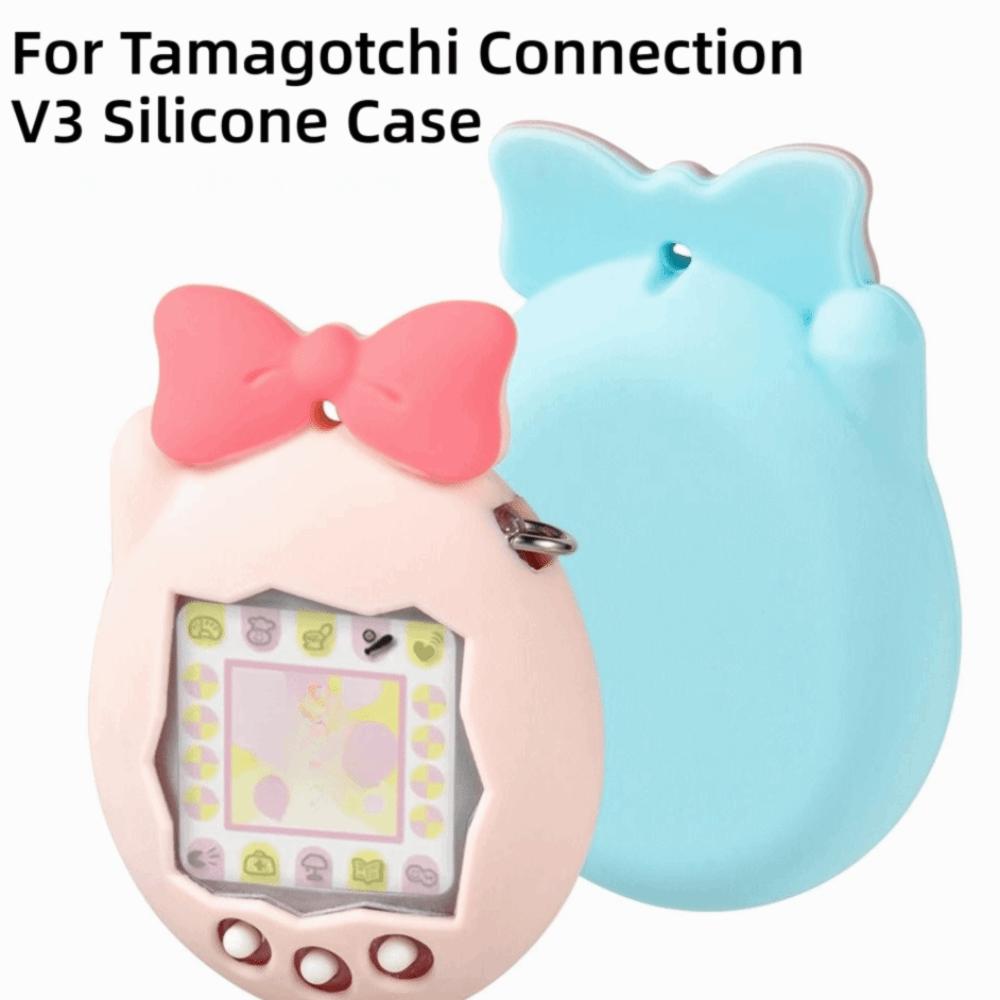 Dustproof Protective Cover Bow Soft Shell for Tamagotchi Connection V3 Game Accessories