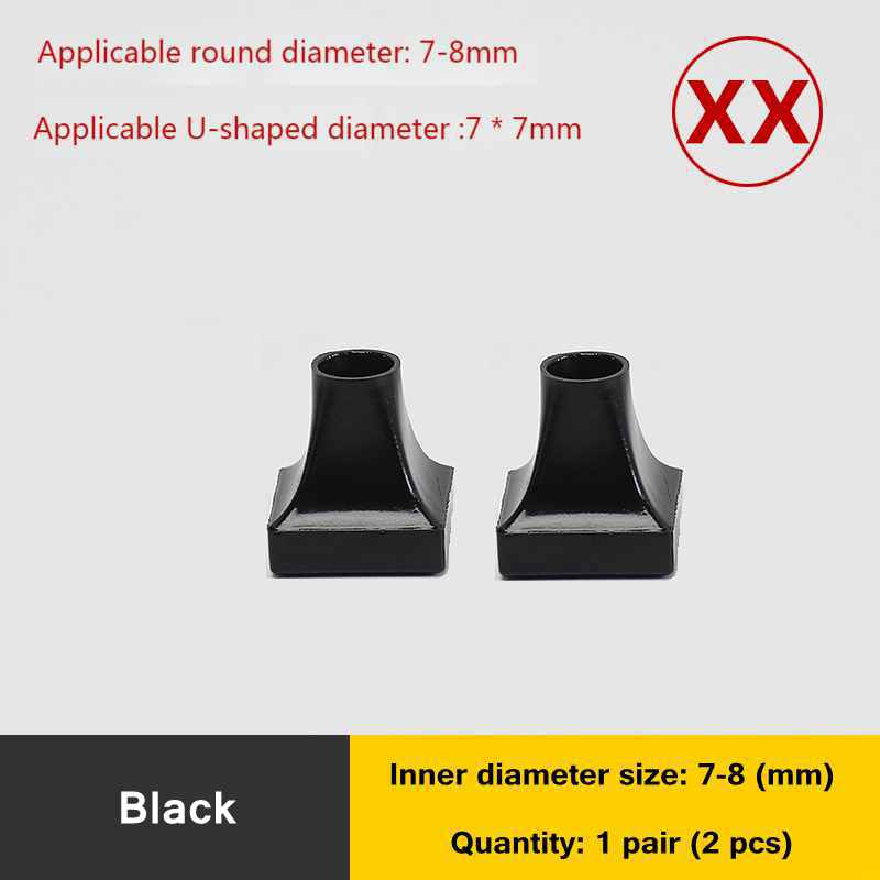 NEW 2Pcs Woman High Heels Shoe Covers Square TPU/PVC Material Soft Damping Heel Protector Silencer Non-slip Heel Protector