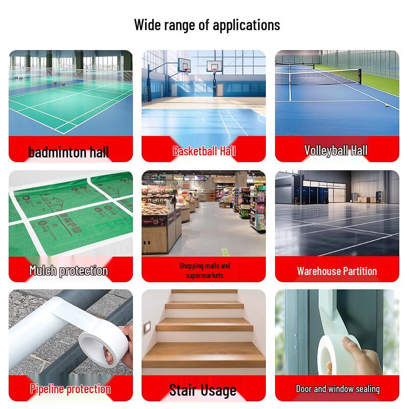 Aoshilong Multi-Sport Court Marking Tape