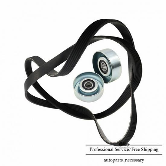 Für 12-15 Subaru Impreza XV Crosstrek 2.0L Serpentinen-Keilriemen mit Umlenkrollen-Satz