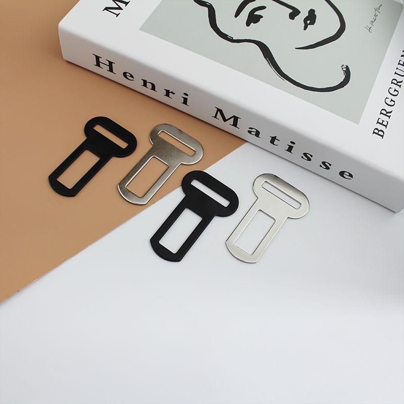 5Pcs Thick Pet Seat Belt Adapters Seat Belt Clip Seatbelt Lock Buckle Plug Car Metal Clips For Pet Leashes Car Accessories