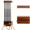 Billiard Cue Stand, Elegant Wall Mount for 6 Table Sticks, Stick Holder, Stand Center