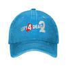 Left 4 Dead 2 Squad Print Caps Unisex Women Cotton  Trucker Hat Lerisure Headwear Baseball Cap Adjustable