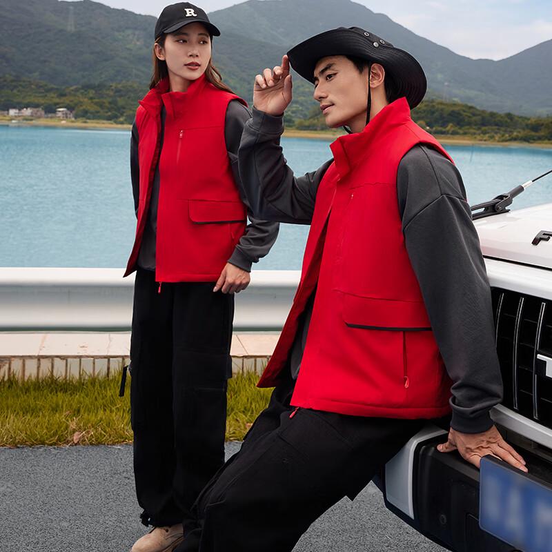 Unisex Down Cotton Warm Vest 6XL