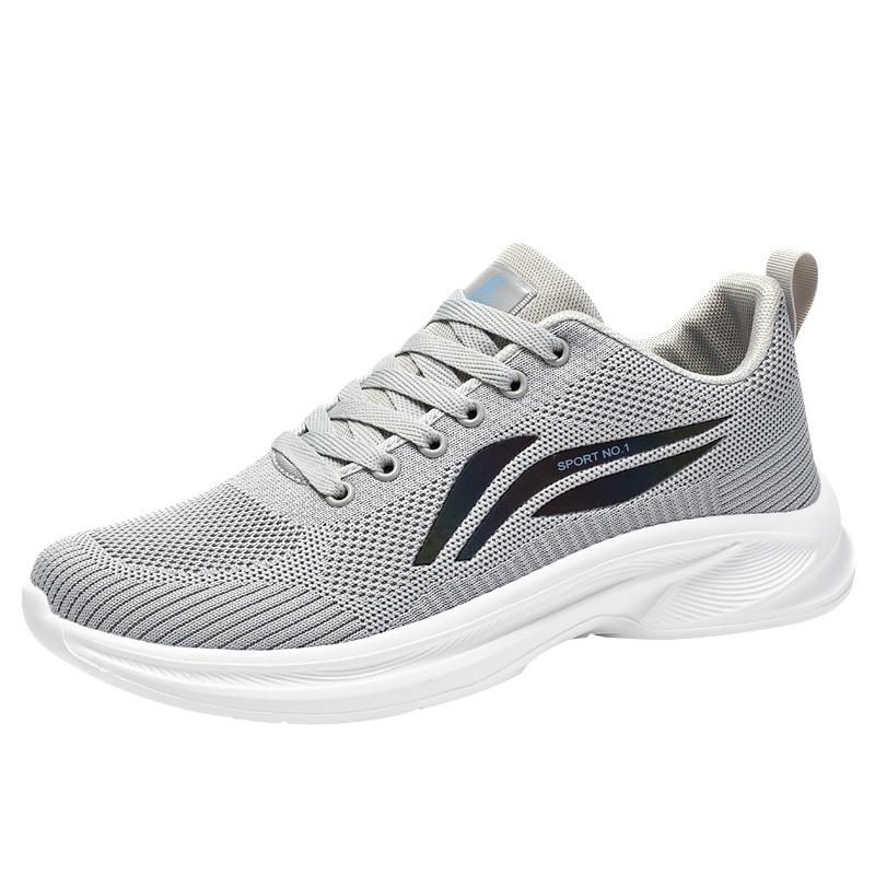 Mesh shoes spring and summer new thick-soled thin single shoes youth simple and comfortable sports shoes