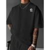 Men'S T-Shirts, Men'S Fashion Trendy "Blessed by GOD" Letter Print Regular Fit