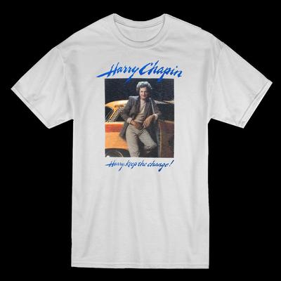 Harry Chapin Tshirt Harry Keep The Change Shirt Classic White S5XL Unisex T-Shirt
