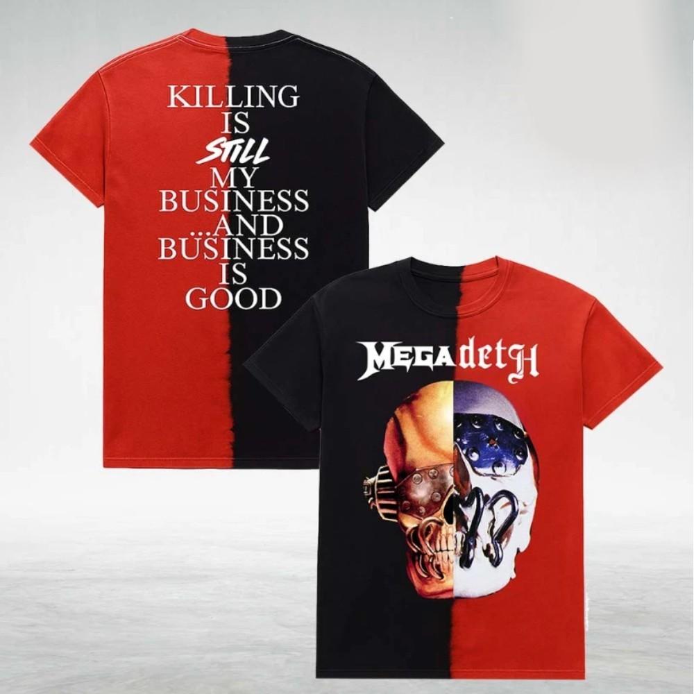 Megadeth Killing Is My Business Split 3D All Over Print Shirt All Size S