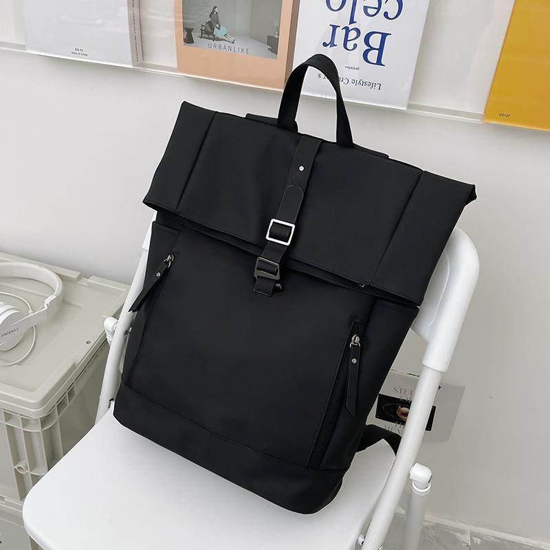Stylish and Simple Backpack Casual Student Backpack Male Campus Trendy Male Large-capacity Schoolbag Female Travel Bag