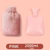 Thickened explosion-proof hot water bag hand warmer hot compress stomach warmer foot warmer imitation rabbit velvet water warmer