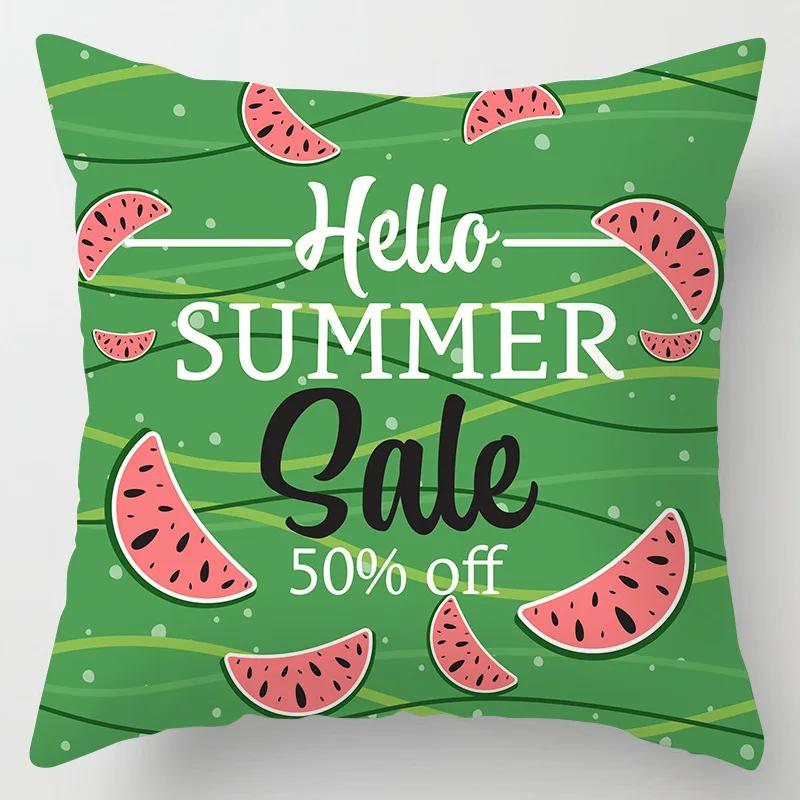 Sofa Bed  Pillowcase Bedroom Home Decor Summer Fruit  Hawaiian Holiday