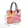  Watercolor Landscape Tote Bag Aesthetic Large Capacity Shoulder Bag for Daily Commute Shopping Travel