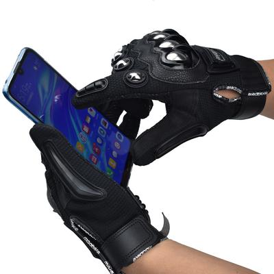 Guanti da moto con nocche dure per il tatto in estate