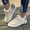 Large Size New Canvas European and American Casual Cotton Thick Thermal Shoes