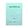 Class Affairs Log: 18 Open Sections, Special Pattern Cover, 156g Diary Notebook for School Use