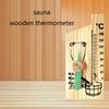High Accuracy Wooden Thermometer Wall Hanging Thermometer Temperature Meter