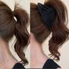 Polka Dot Bow Hair Claw Clip Strong Non Slip Grip For Half Up Hairstyles High Ponytails Daily Outings