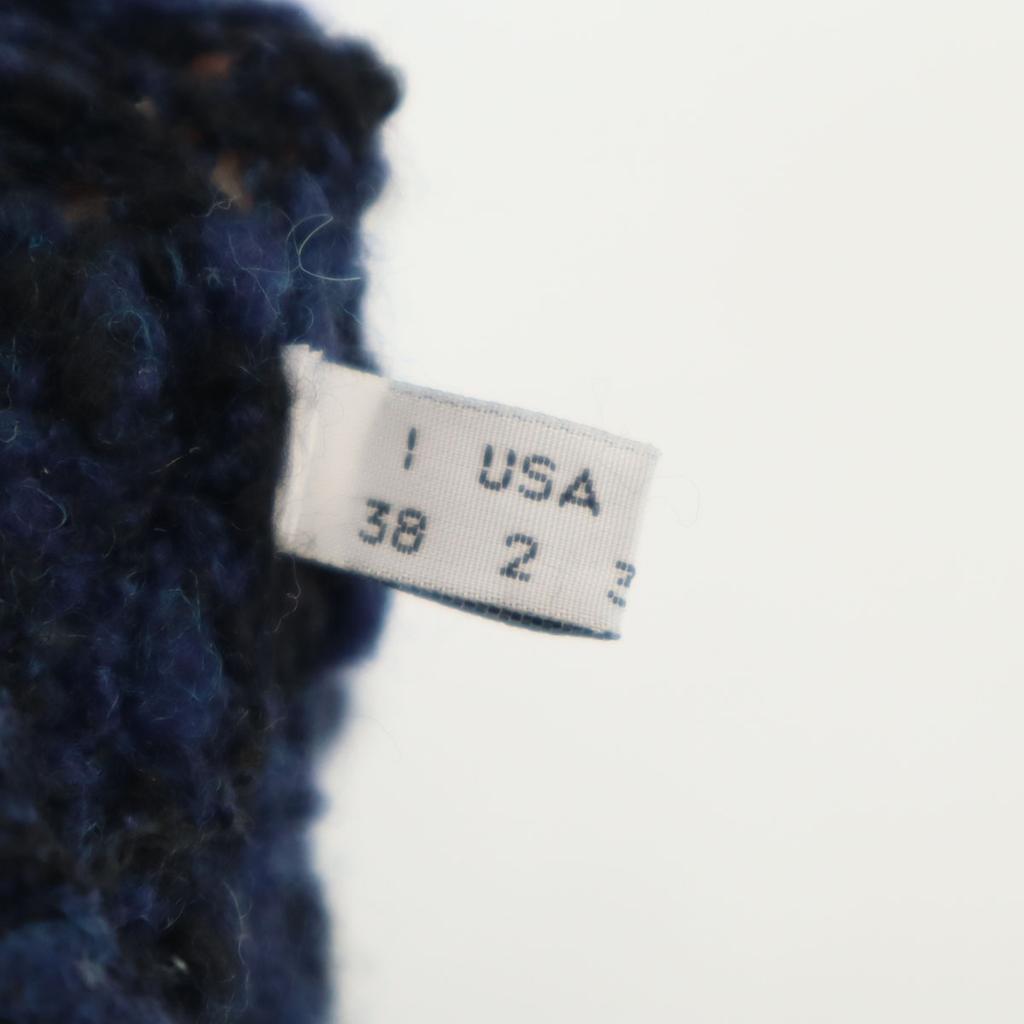 SEE BY CHLOE Short sleeve knit one piece 38 Navy Women Used