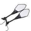 1 Pair Rear View Mirror Motorcycle Mirror Scooter Rearview Mirrors with Flasher Lights for Honda CBR600RR 2003-2008 CBR1000RR 2004-2008