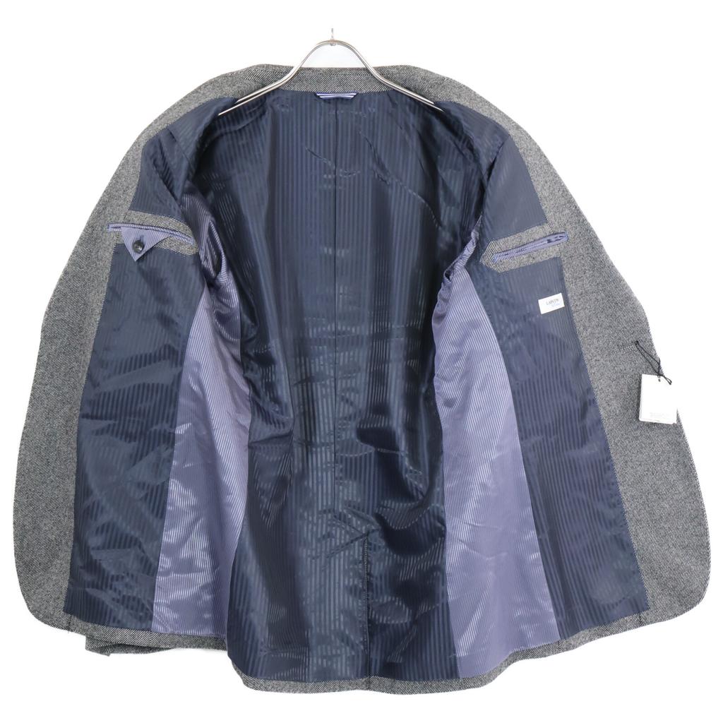 LANVIN en Bleu Gray Cashmere Wool Tailored Jacket Jacket 48 grayUsed