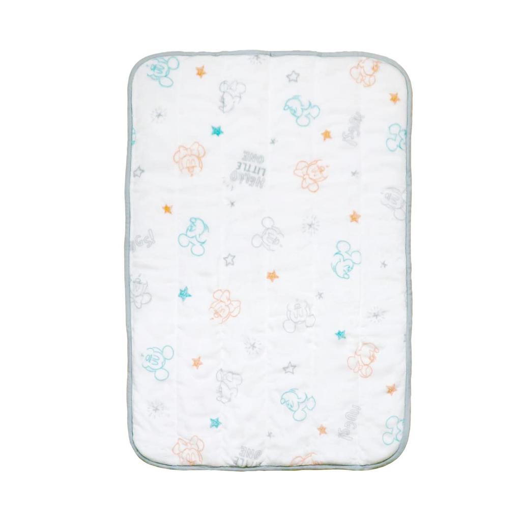 un doudou Baby Mini Warm Waterproof Flannel Mattress Disney Mickey Mouse Minnie Mouse Soft and Soft to the Waterproof with Elastic Corners Pad,