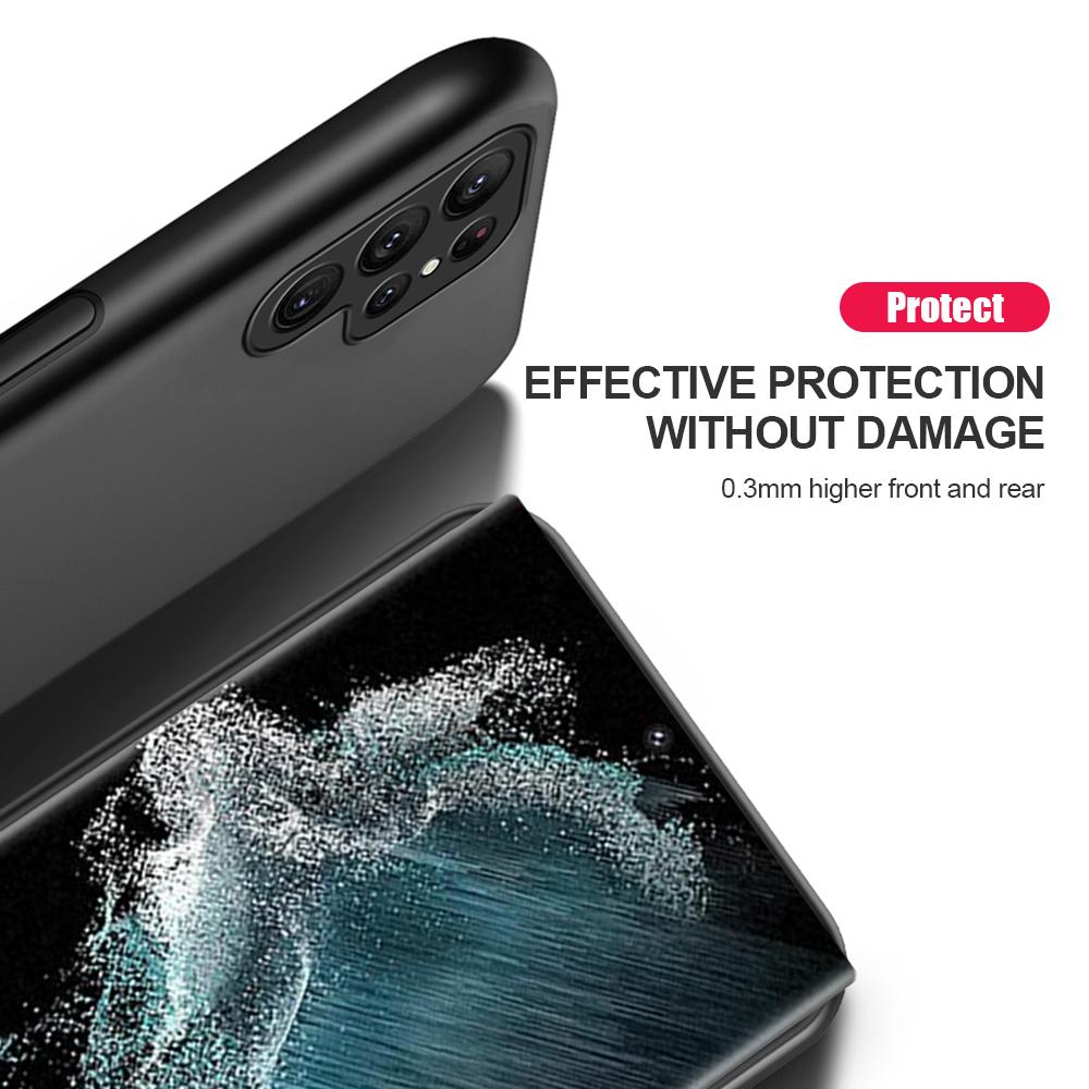 Ultrathin Leather Magnetic Case For Samsung S26 Ultra S25 Plus S23 FE S22 S21 S20 S24 FE Note 20 Ultra Matte Protect Phone Cover