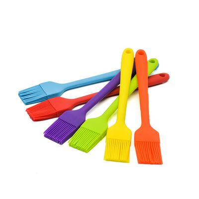 1pc Barbecue Silicone Oil Brush Grill Tools Pastry Cookie Brush Portable Outdoor Barbecue Gadget Baking Tools Kitchen Accessories