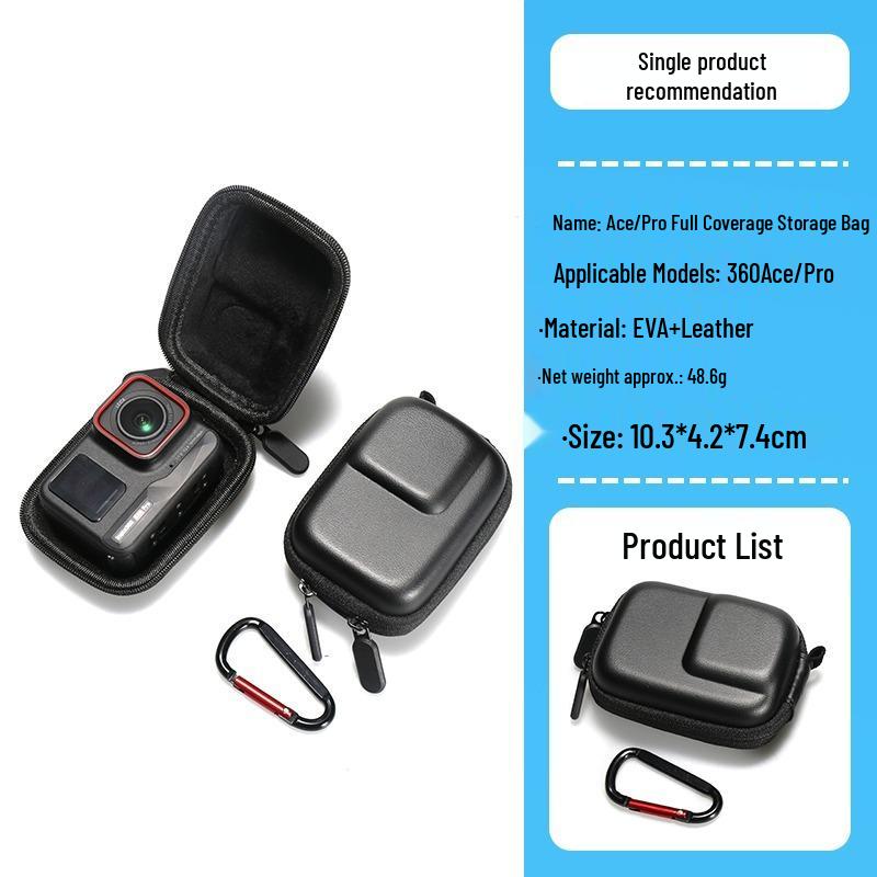 Insta360 AcePro2 Camera Accessories: Riding Headband, Chest Strap, Backpack Clip, Motorcycle Mount