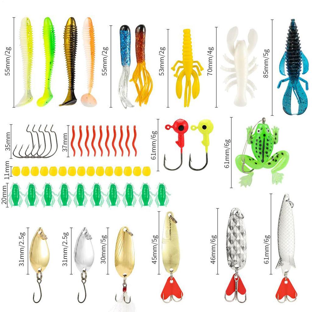 Fishing Christmas Calendar 24 Days Fishing Lures Set Realistic Lures Baits For Anglers Men Boys Teen Nearshore Rivers Lakes