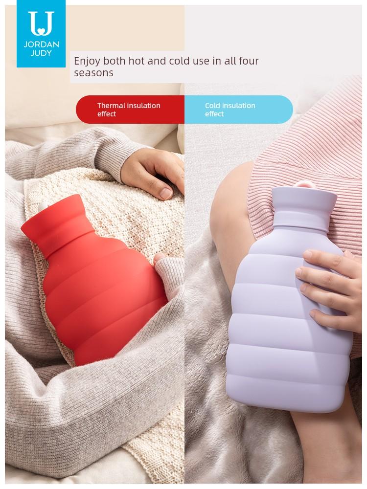 Japanese-Style Hot Compress Special Hot Water Bag for Filling with Water, Suitable for Neck Heating, Small Size for Use in Bed, Also Suitable for