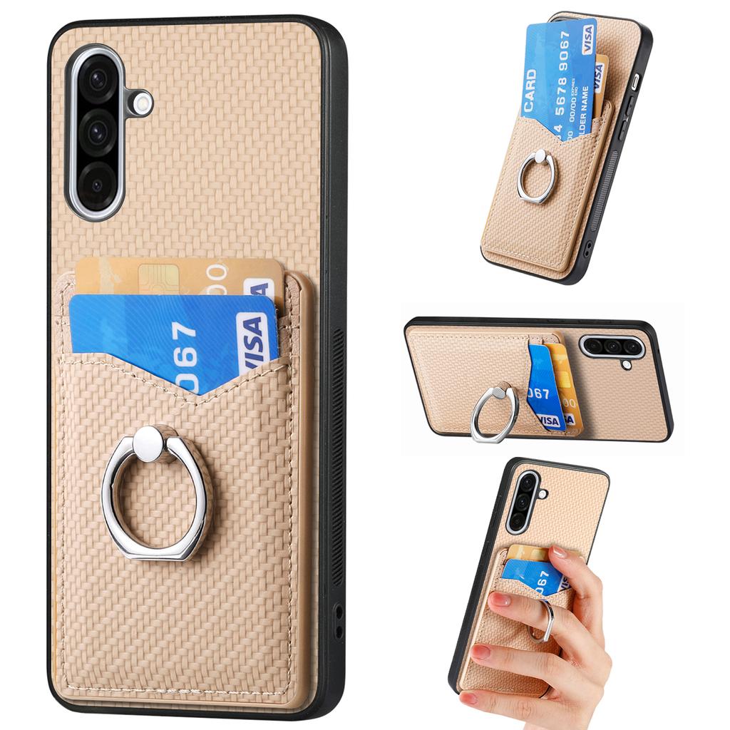 For Samsung Galaxy A36 5G Case Card Slots Ring Holder Kickstand Phone Cover