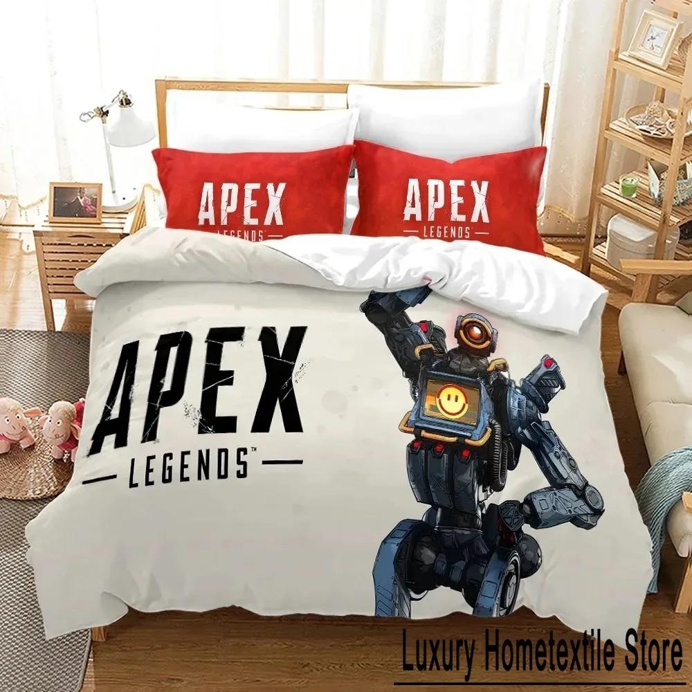 APEX Legends Bedding Set Single Twin Full Queen King Size Shooting Game Bed Set Aldult Boys Bedroom Duvetcover Sets 3D Print 015