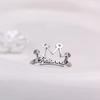 Personalized Custom Name Crown Ring Stainless Steel Hollow Crown Engraved Letter Finger Ring for Women