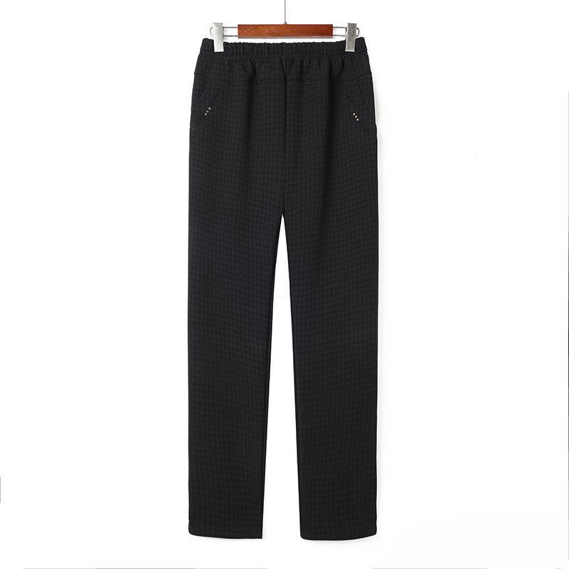 

Grandma s Warm Lambswool Elastic Waist Pants 3XL (120-135 jin)
