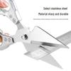 Heavy-Duty Kitchen Bone Shears - Multi-Functional Large Head Scissors