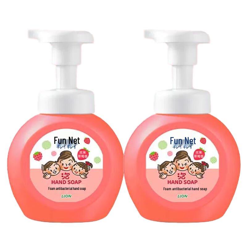 Lion Qujing Berry Strawberry Foaming Antibacterial Hand Soap