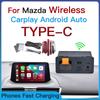 Бездротовий адаптер CarPlay Android Auto Type-C USB-хаб OEM для ретрофіту Mazda 2 3 6 CX3 CX5 CX8 CX9 MX5 Demio Miata TK78669U0C Комплект