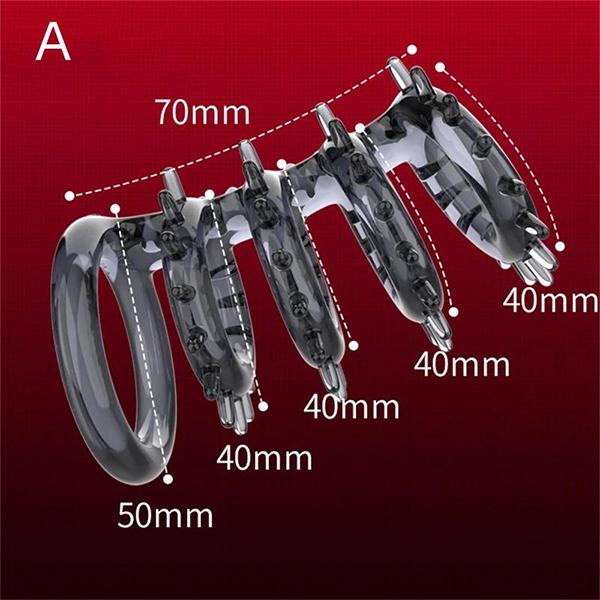 Male Cock Penis Rings Testis Bondage Delay Ejaculation Sex Toys For Men Couples Flirting Adult Games Soft Reusable