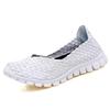 Autumn New Handwoven Shoes Elastic Casual Shoes Hollow Versatile Overshoes Women