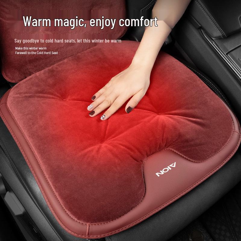 Kompatibel mit AION Autositzkissen für Modelle S/RT/UT/Y/V/LX - Winter Flanell Warme Sitzbezüge