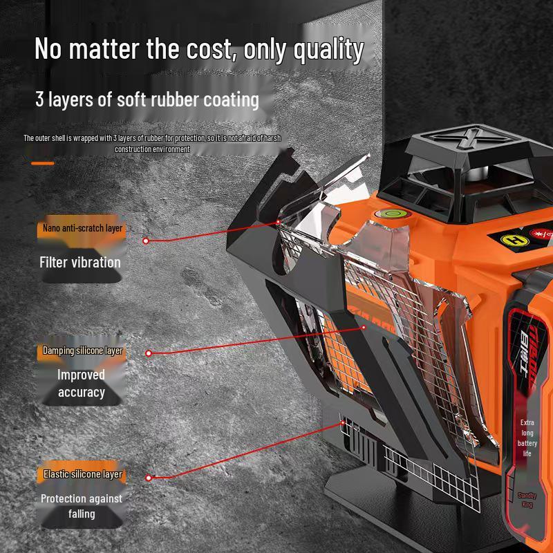 High-Precision Outdoor Infrared Automatic Laser Level