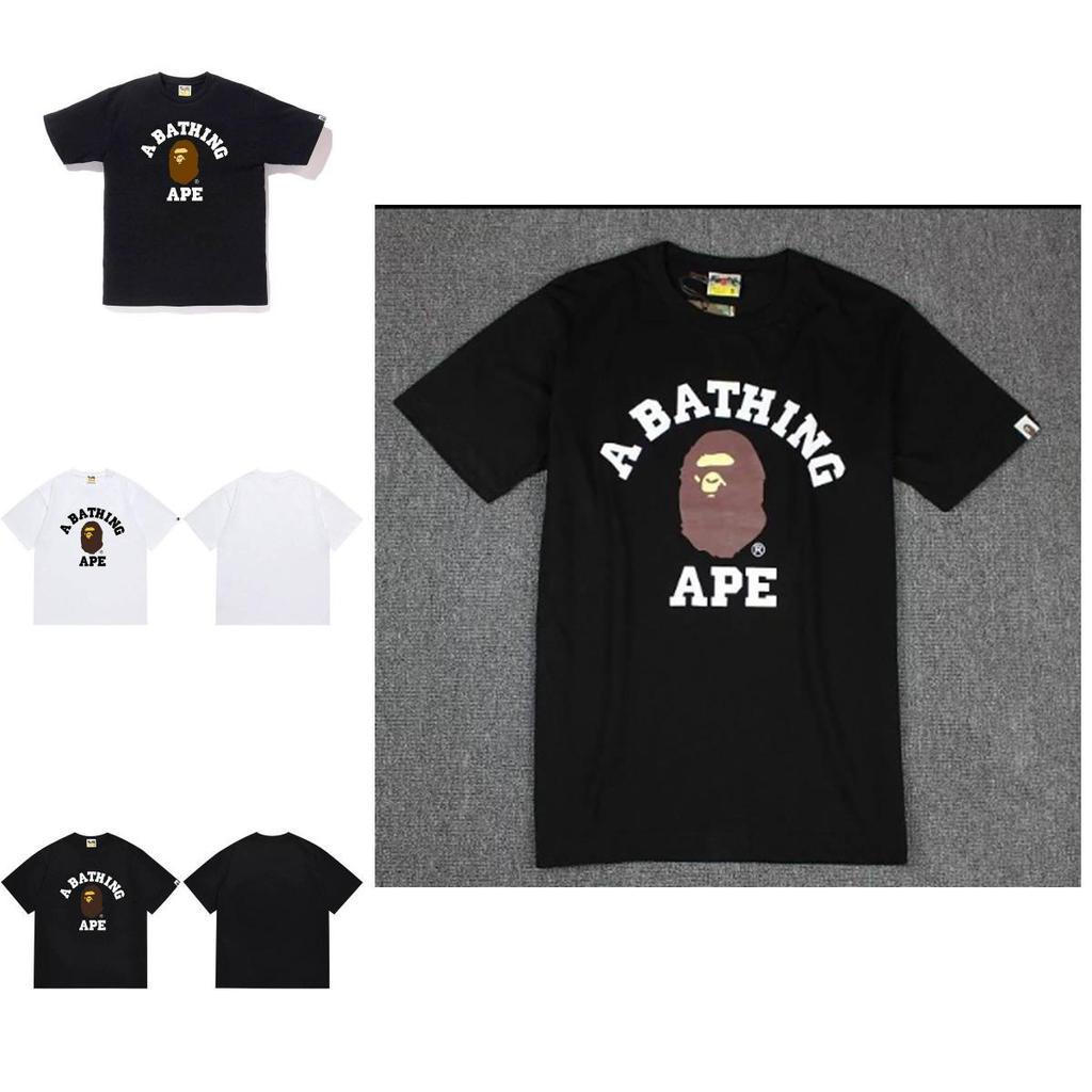 T-shirt a maniche corte con stampa di scimmia a cartoni animati per adolescenti, abbigliamento casual